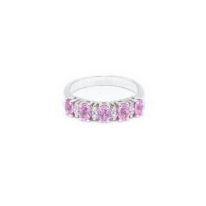10484 910010484024 MANZ18.01 VERETTA ZAFFIRI ROSA OVALI E DIAMANTI