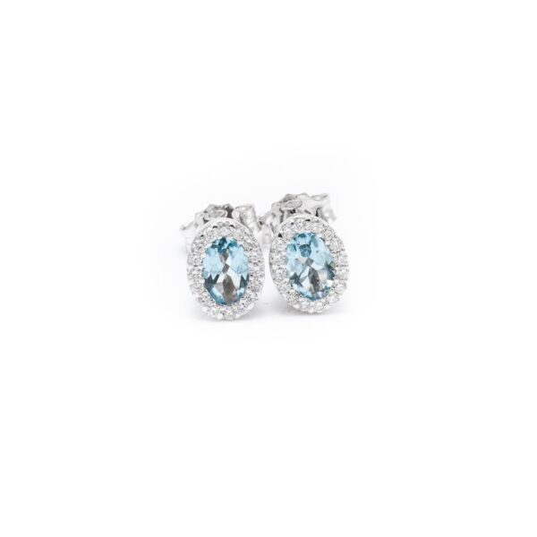 10625 910010625024 MORP34.01 orecchini acquamarina ovale 6x4 con diamanti