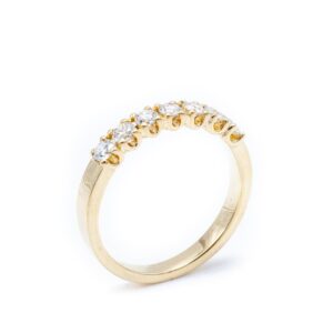 10629 910010629024 MVRT27.45 veretta 7 diamanti oro giallo 0.45 ct