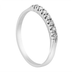 12366 910012366025 MVRT31.35 veretta 7 pietre tornita 0.35 ct