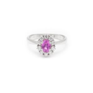 12485 910012485025 MANZ22.02 royal ring zaffiro rosa 6x4