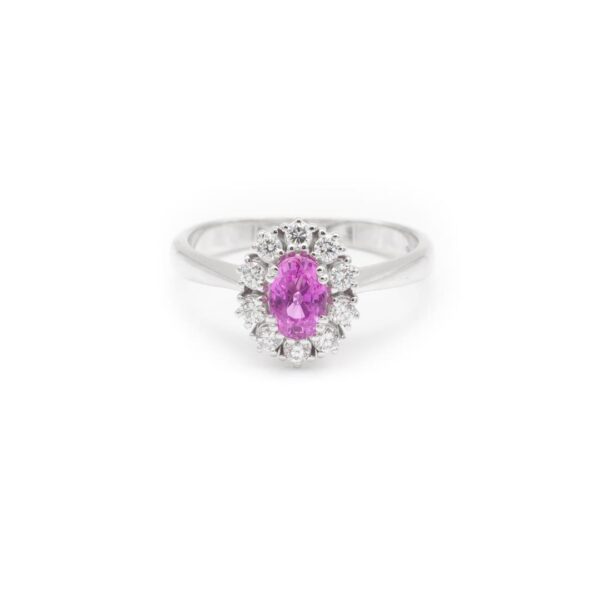 12485 910012485025 MANZ22.02 royal ring zaffiro rosa 6x4