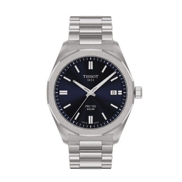 13077 7611608321157 T1514221104100 tissot prc 100 solar quartz 39mm blue