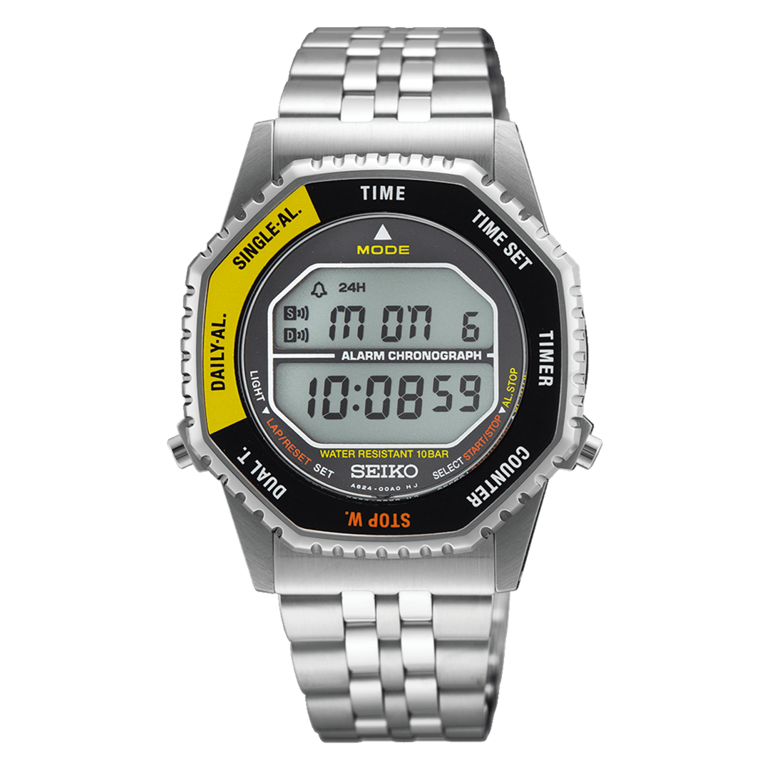13999 4954628257239 SMGG17P1 seiko rotocal digital quartz giallo