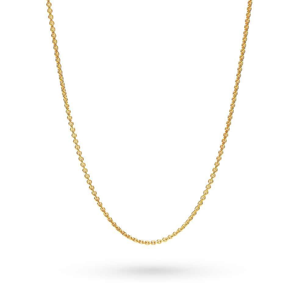 14111 910014111025 ROLO1.6 catenina rolo' in oro giallo 45 cm