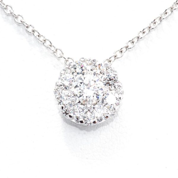 3488 960003488020 CLN011601 COLLANA MAGIC ORO BIANCO E DIAMANTI
