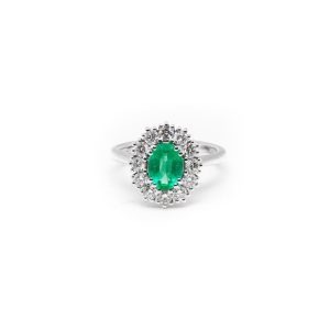 3893 960003893121 MANS01.05 royal ring smeraldo 8x6