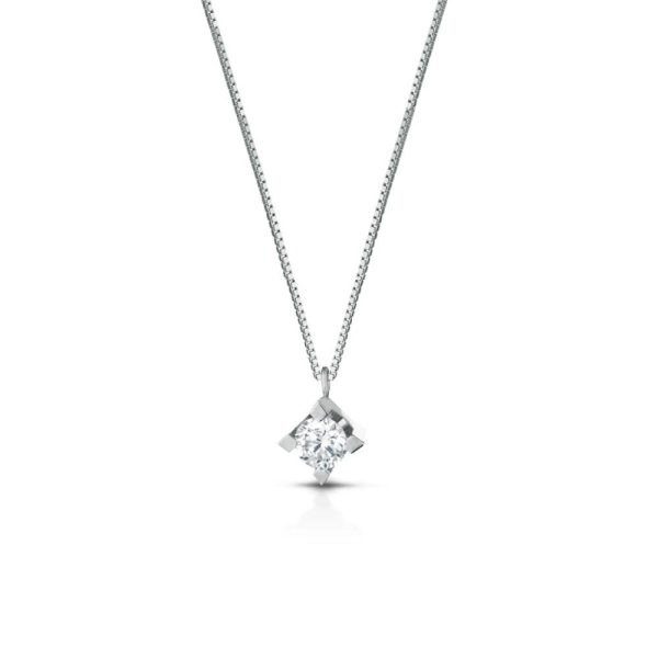 6472 910006472022 MCLD04.14 collana punto luce rombo 0.40 ct