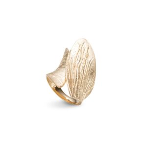 8111 910008111023 AN2370.YL STARDUST FAN CONTRARY YELLOW SILVER 925 RING